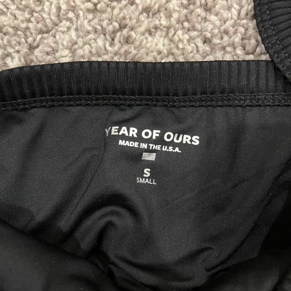 Year of Ours Black Ribbed Set Size S - Picture 5 of 6